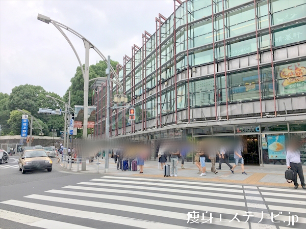 高架の先、横断歩道を渡って京成上野駅方面に進みます